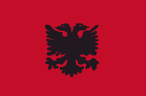 Flagge Albanien