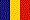 kleine Flagge Rumänien