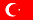 kleine Flagge Türkei