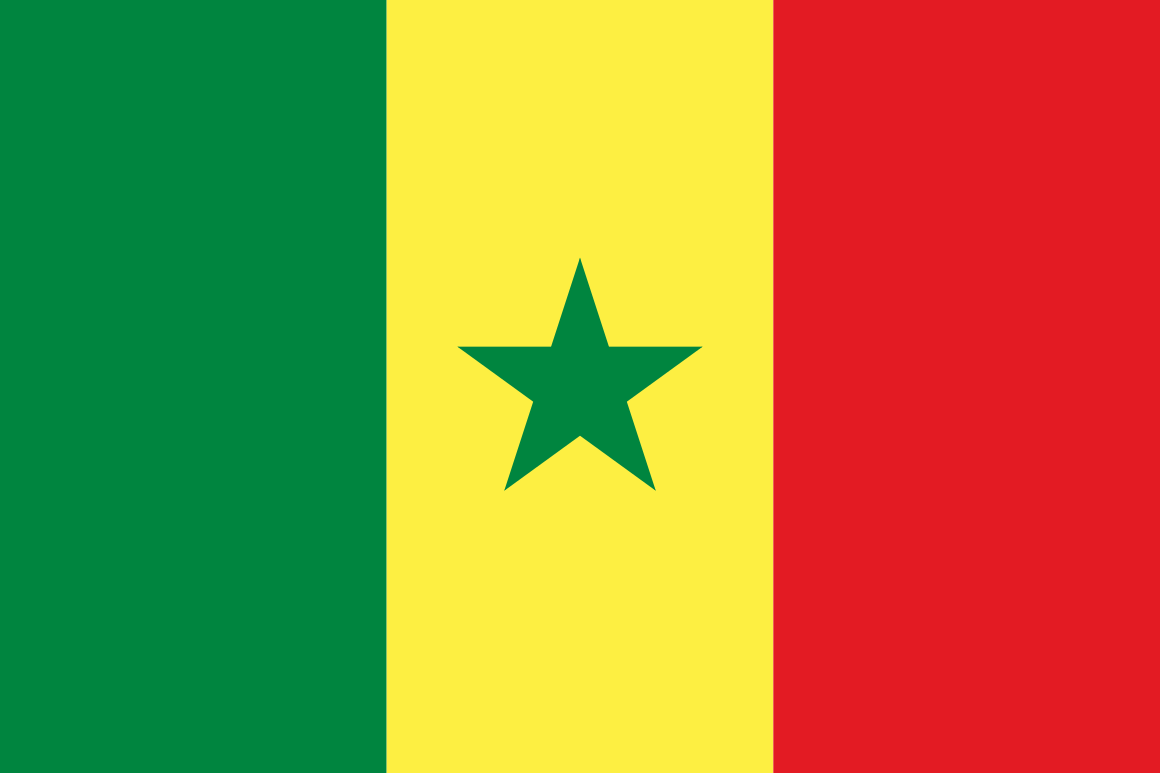 Teamfoto für Senegal