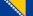 kleine Flagge Bosnien-Herzegowina