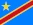 kleine Flagge Kongo